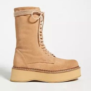 Paloma Barcelo Dorotea beige suede size IT 39, US 9